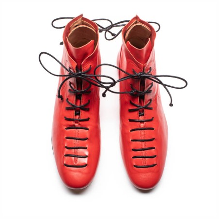 Hot Sale SS24 MAGRITTE Tomato | Leather Boots