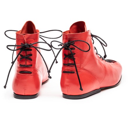 Hot Sale SS24 MAGRITTE Tomato | Leather Boots