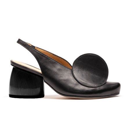 Hot Sale SS24 OPENTOP Wood Smoke | Leather Heels New Stock