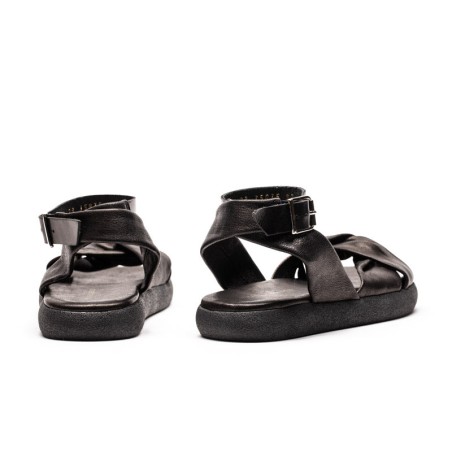 Hot Sale SS24 WRAP Smoke | Leather Sandals On Hand Now