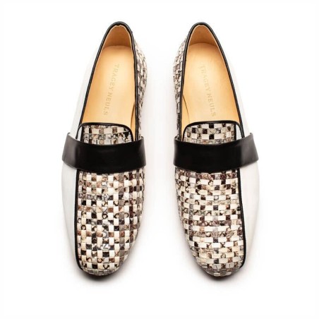 Hot Sale SS25_38 MONDRIAN Fossil | Leather Loafers