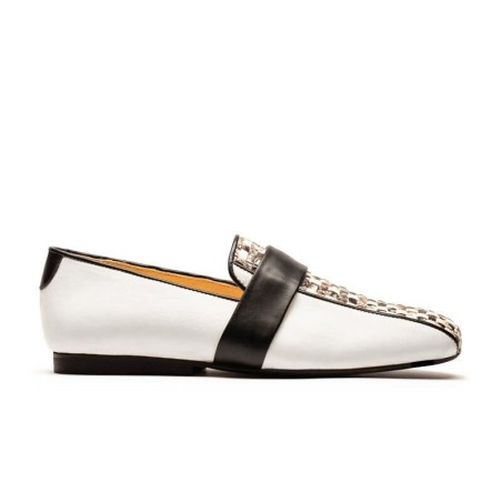 Hot Sale SS25_38 MONDRIAN Fossil | Leather Loafers