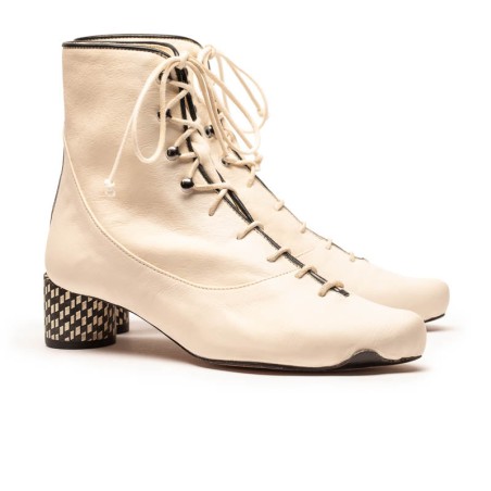 Hot Sale SS25_19 Hannah Spectator | Leather Boot Limited Stock