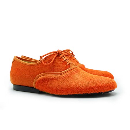 Hot Sale SS25_40 DUTRONC Pumpkin | Orange Leather Derby Available for Immediate Shipping