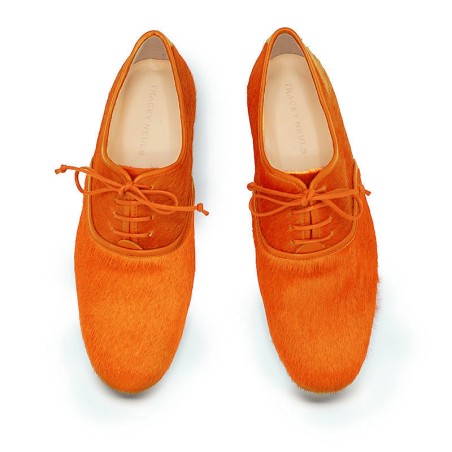 Hot Sale SS25_40 DUTRONC Pumpkin | Orange Leather Derby Available for Immediate Shipping