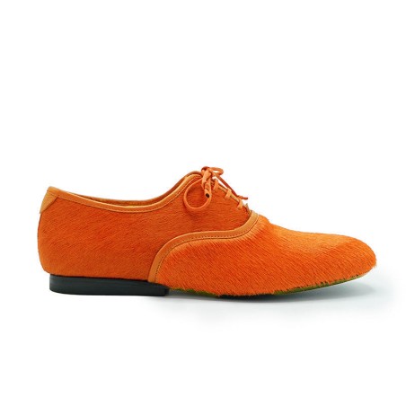 Hot Sale SS25_40 DUTRONC Pumpkin | Orange Leather Derby Available for Immediate Shipping