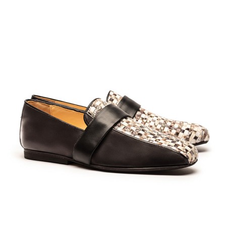 Hot Sale SS25_37 MONDRIAN Charcoal | Leather Loafers New Release