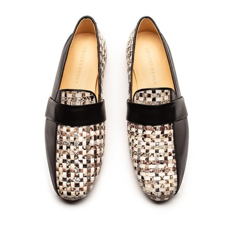 Hot Sale SS25_37 MONDRIAN Charcoal | Leather Loafers New Release