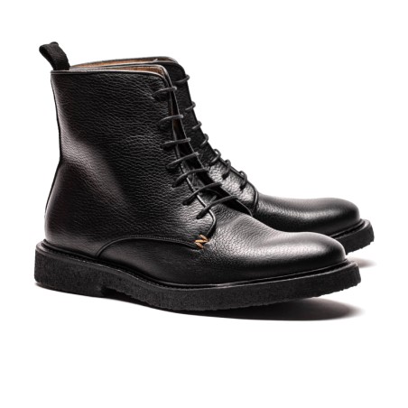 Hot Sale AW24_26 ANDY Smoke | Leather Boots Ready for Shipment