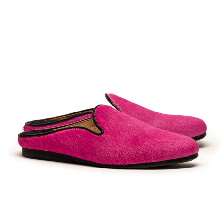 Hot Sale CUDDY Hot Pink | Leather Mule In Stock