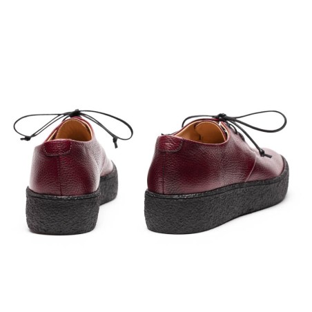 Hot Sale AW23 GEEK PLATFORM Malbec | Burgundy Leather Derby Immediate Availability