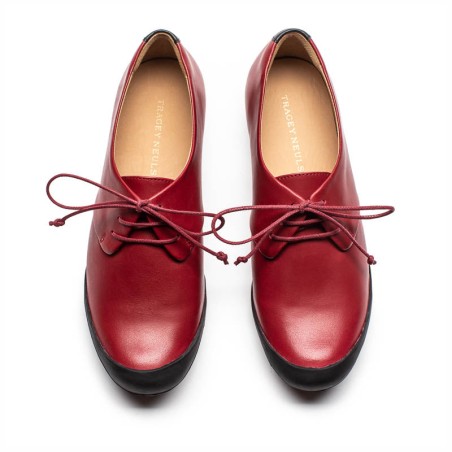 Hot Sale AW23 GEEK Temptress | Deep Red Leather Sneakers