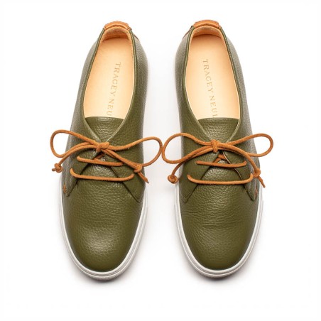 Hot Sale KARL Olive | Leather Sneaker