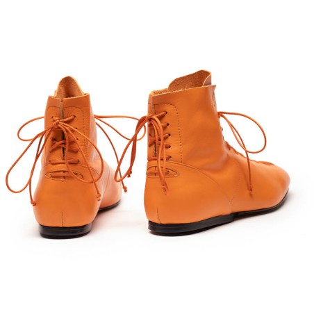 Hot Sale MAGRITTE Tangerine | Leather Boot In Stock