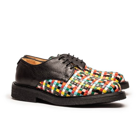 Hot Sale PABLO Carnival | Woven Leather Derby Fresh Release