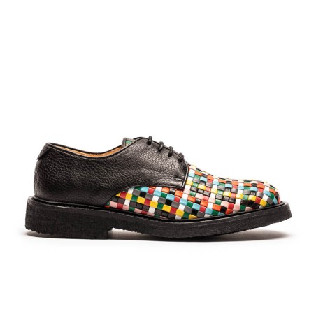 Hot Sale PABLO Carnival | Woven Leather Derby Fresh Release