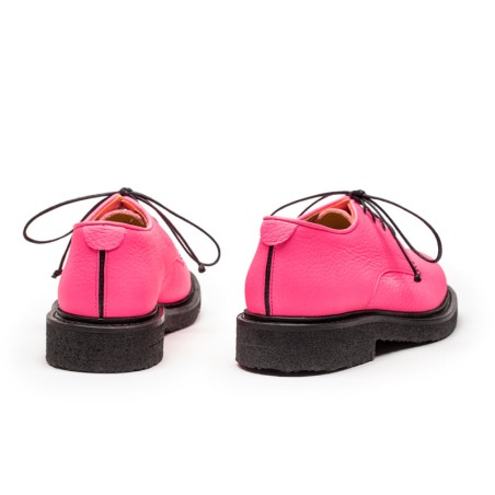 Hot Sale PABLO Hot Pink | Leather Derby Immediate Availability