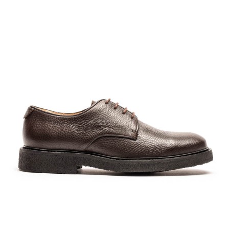 Hot Sale PABLO Dark Chocolate | Grain Leather Derby Available Now