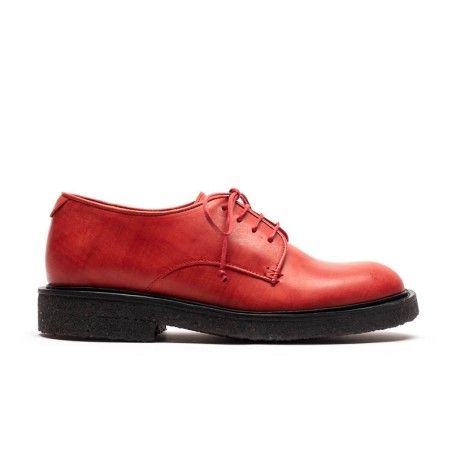 Hot Sale AW23 PABLO Ochre | Malbec Leather Crepe Sole Derby Hot New Item