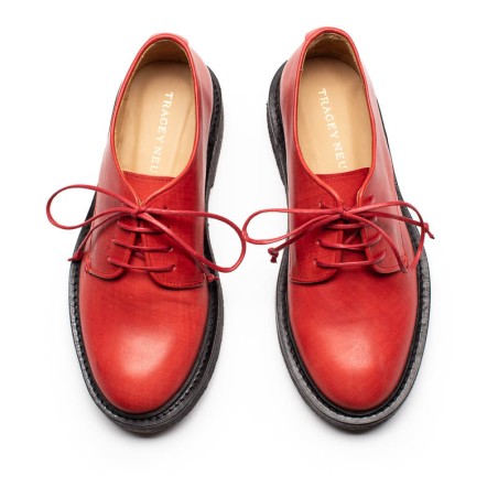 Hot Sale AW23 PABLO Ochre | Malbec Leather Crepe Sole Derby Hot New Item