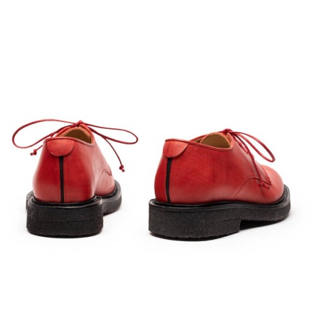 Hot Sale AW23 PABLO Ochre | Malbec Leather Crepe Sole Derby Hot New Item