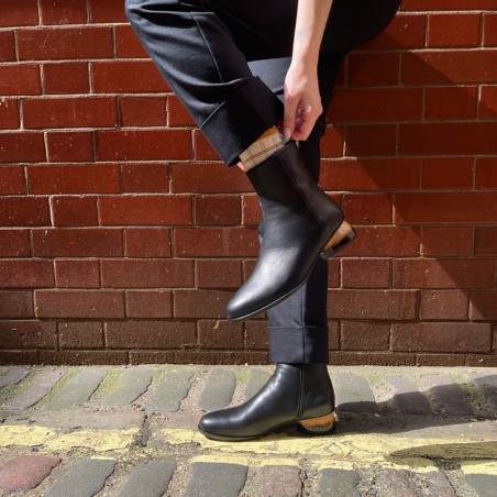 Hot Sale PATTI Smoke | Leather Boot In Stock