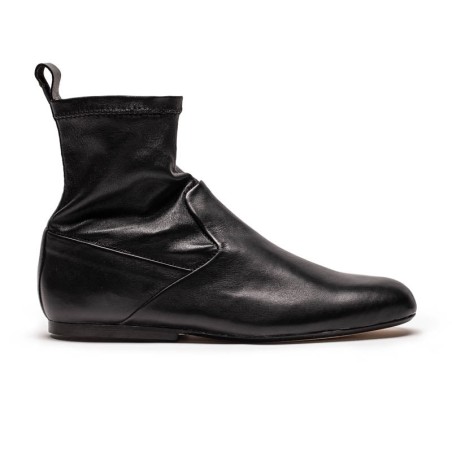 Hot Sale AW23 IRENE Smoke | Black Stretch Leather Boots New Stock