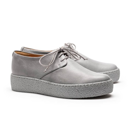 Hot Sale SS24 GEEK PLATFORM Stone | Leather Sneakers Immediate Availability