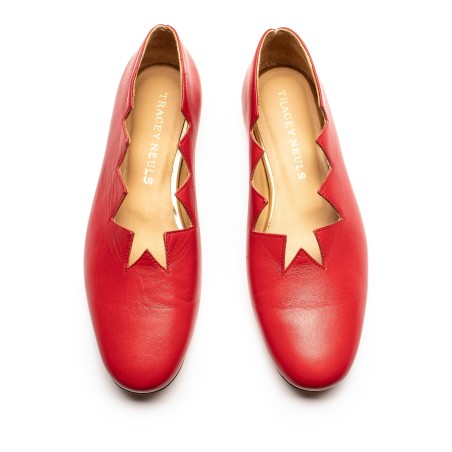 Hot Sale SS24 HOLZER Tomato | Leather Slip On Ready for Shipment