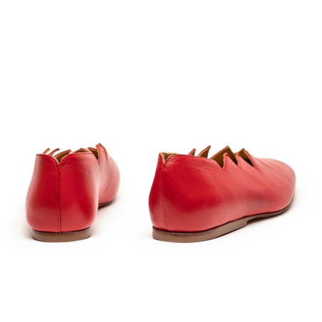 Hot Sale SS24 HOLZER Tomato | Leather Slip On Ready for Shipment